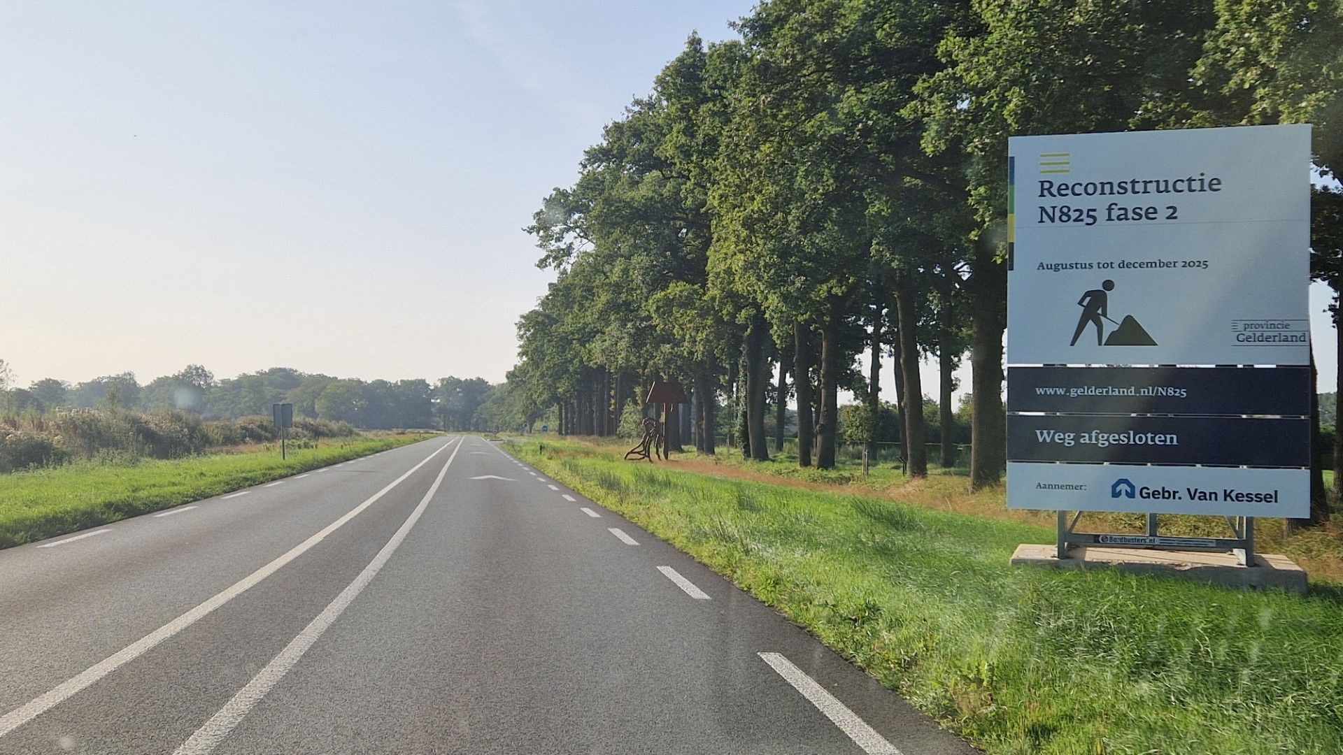 Deze weg gaat de komende maanden dicht voor werkzaamheden.
