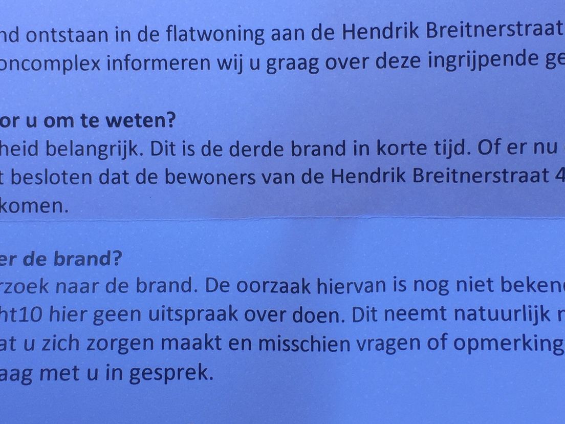 Woonkracht 10 laat weten dat de bewoners niet meer mogen terugkeren