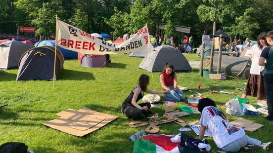 Actievoerders kamperen voorlopig op terrein Radboud Universiteit