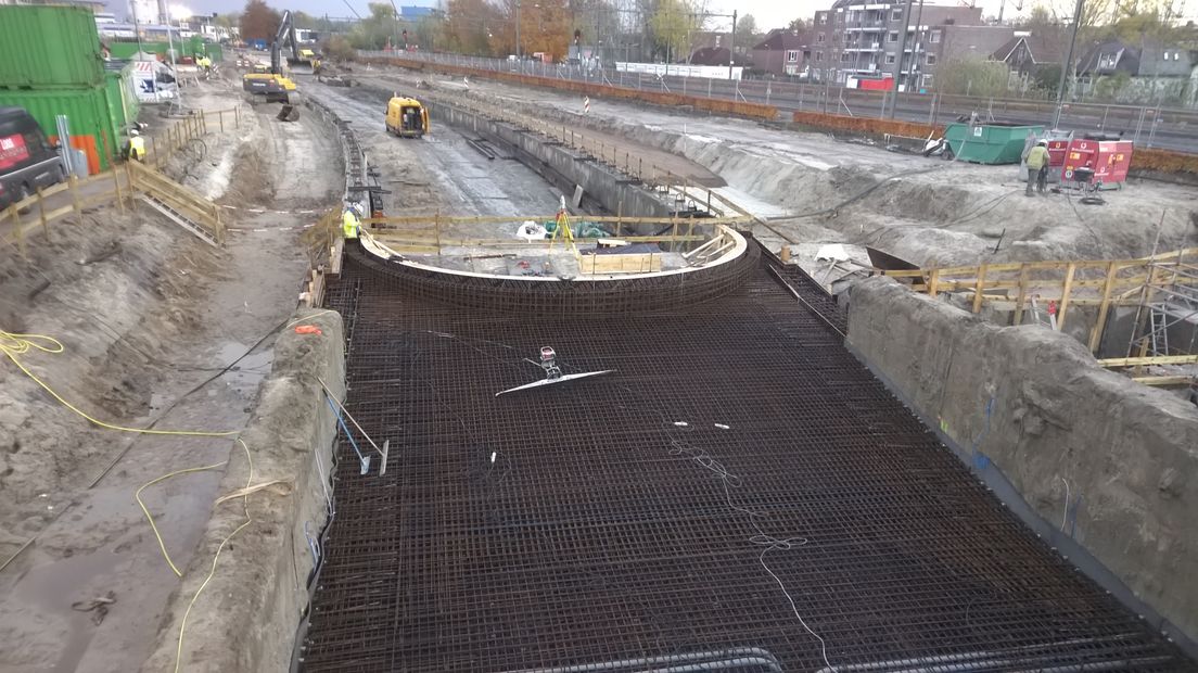 De bouw van de tunnel kan nu echt beginnen (Rechten: Frits Emmelkamp / RTV Drenthe)