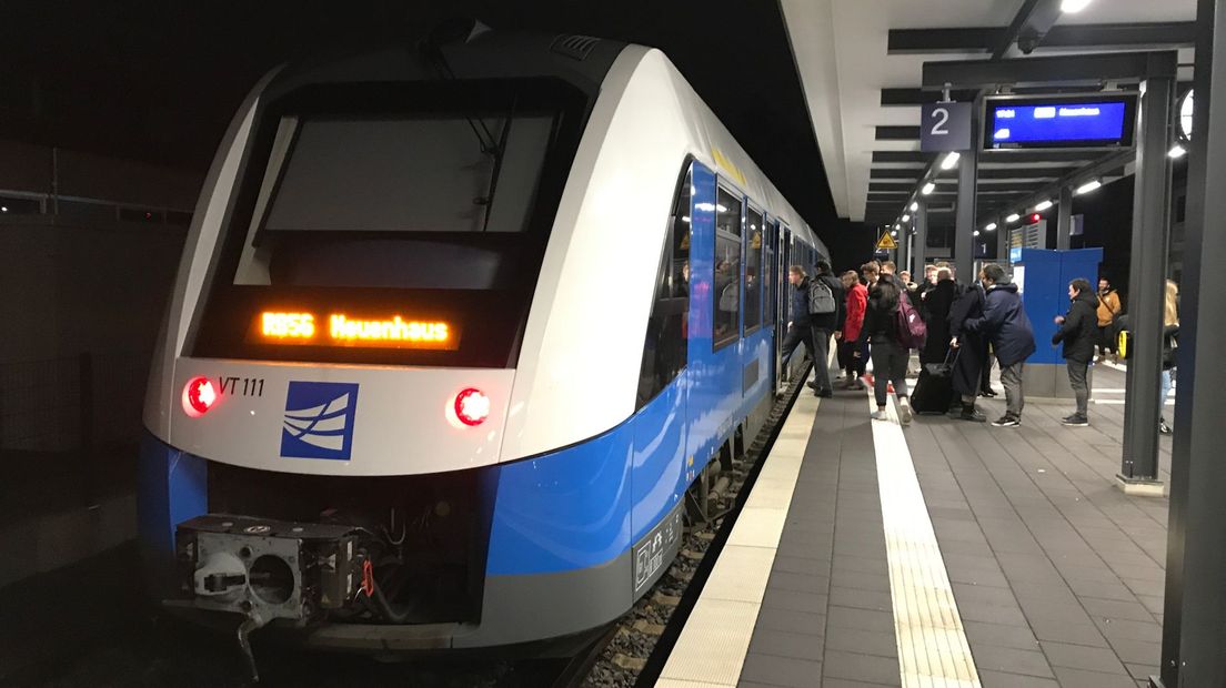 De Bentheimer Eisenbahn rijdt sinds zomer 2019 succesvol tussen Neuenhaus en Bad Bentheim (Rechten: RTV Drenthe/Serge Vinkenvleugel)