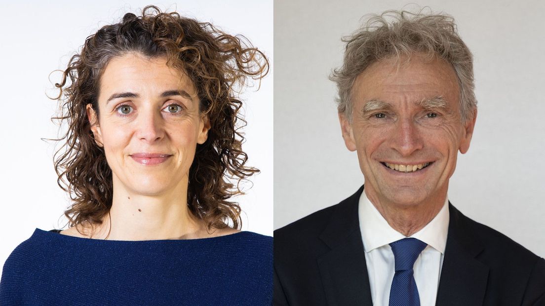 Sophie Hermans (VVD) en Paul Rosenmöller (GroenLinks)