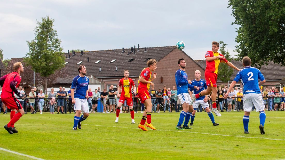 Go Ahead Eagles haalde de dubbele cijfers tegen Terwolde