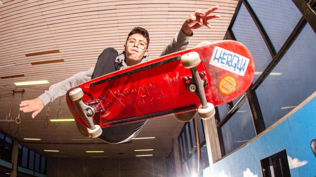 Skateboarder Daniel Moragues droomt van de Olympische Spelen