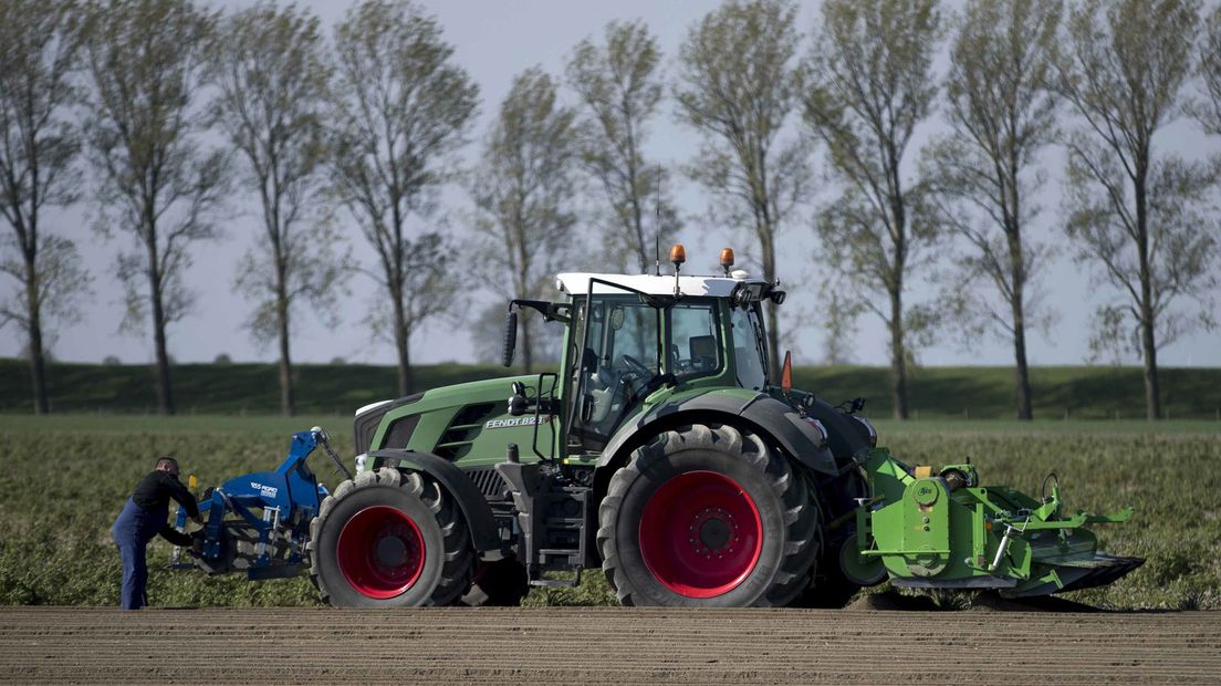 Een akkerbouwer.