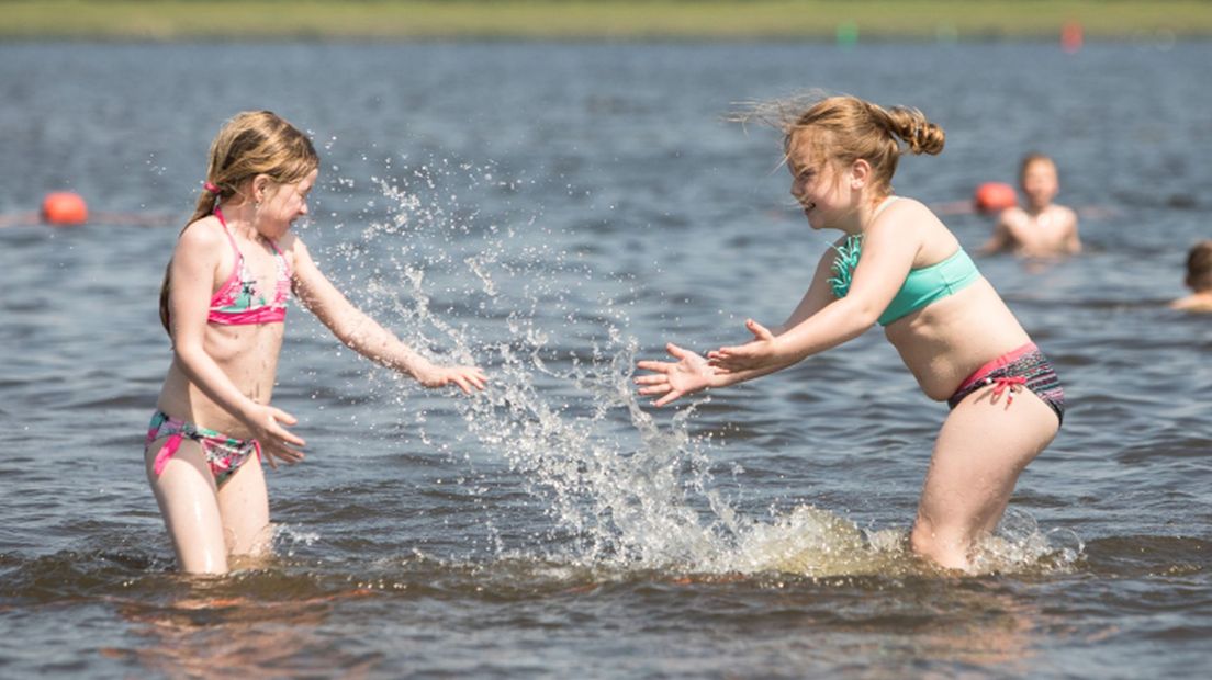 Waterpret bij het Kleine Zeetje in Spakenburg.