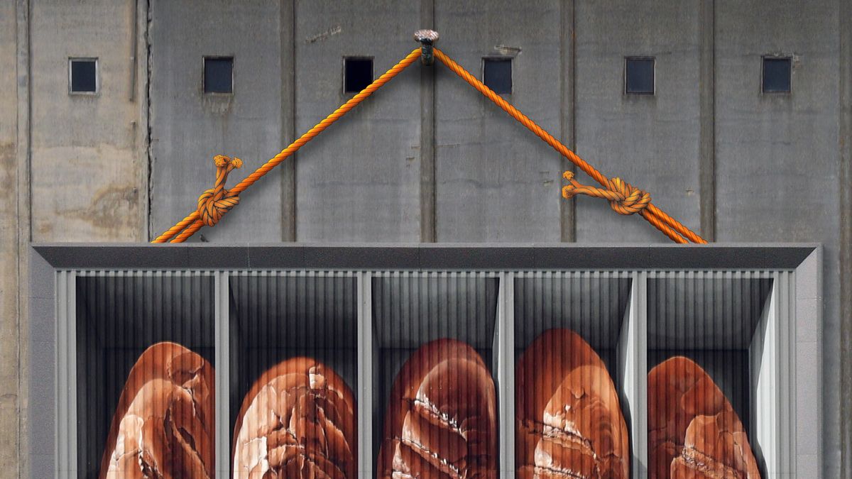 Kunstwerk van 440 vierkante meter wordt een 'schilderijtje' aan de wand