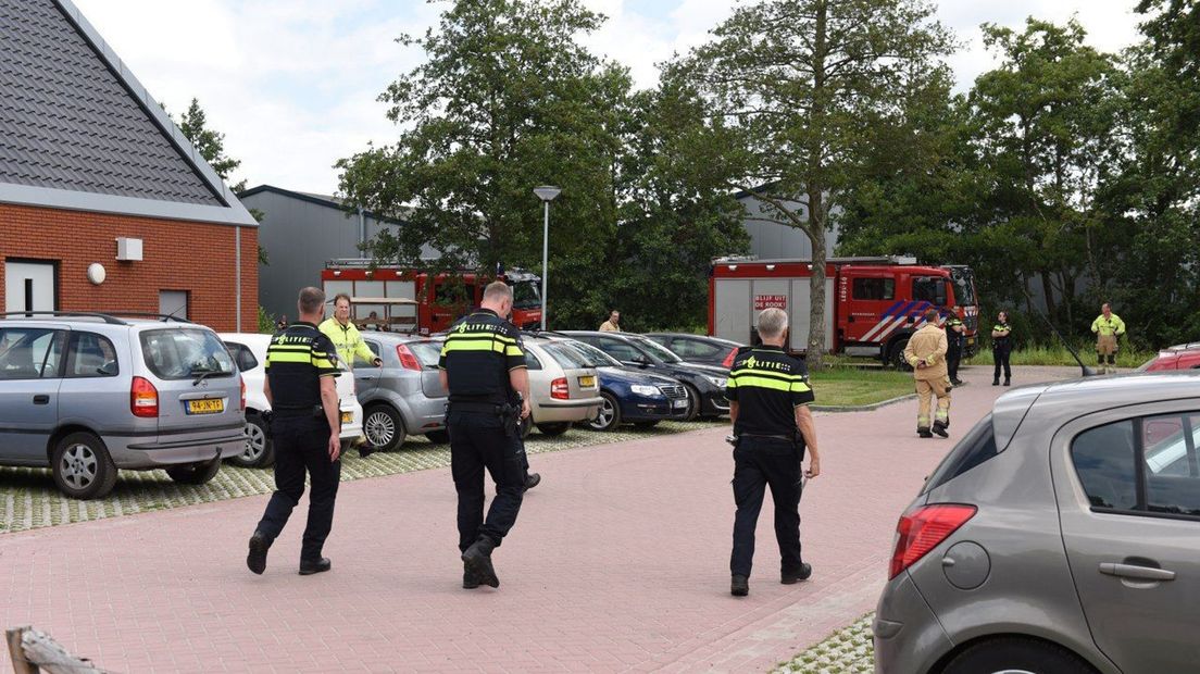 De vlammen waren al gedoofd toen de hulpverleners arriveerden