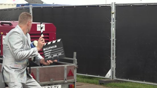 In de rij staan voor de Boerenrock 'Klamping'