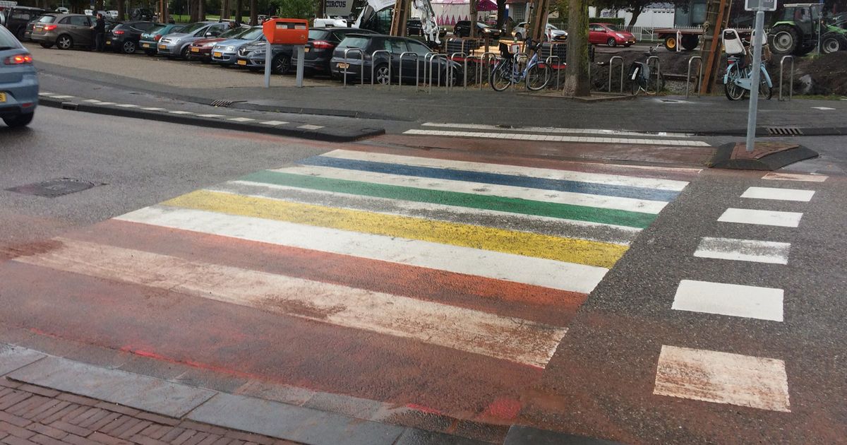 In deze 5 Utrechtse gemeenten zijn regenboogzebrapaden vernield