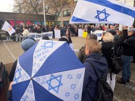Verschillende actiegroepen hielden vandaag een demonstratie bij de Erasmus Universiteit.
