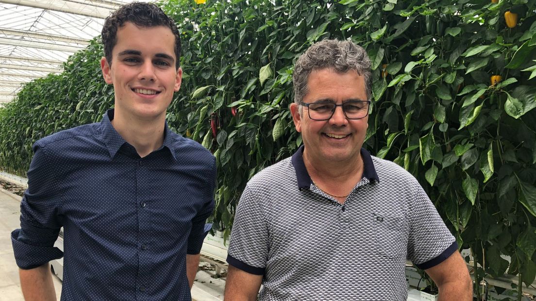 Yannick en Ewout Valstar van de vrijwillige brandweer in De Lier