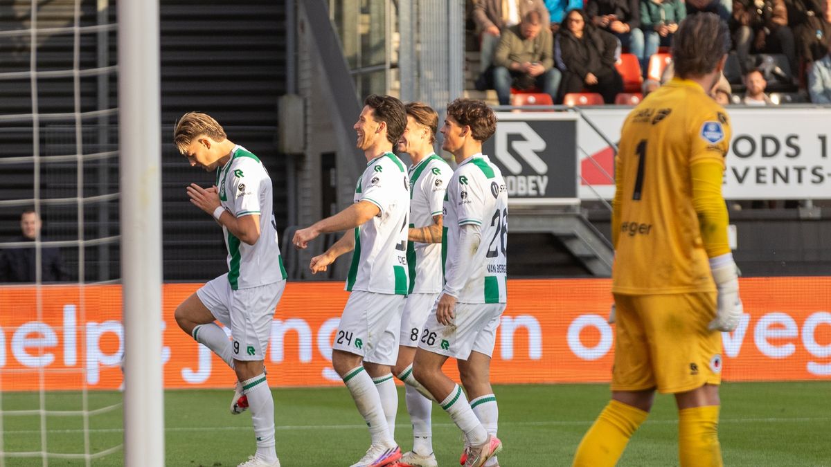Lees en luister terug: FC Groningen verslaat Excelsior, De Jonge viert treffer met materiaalman