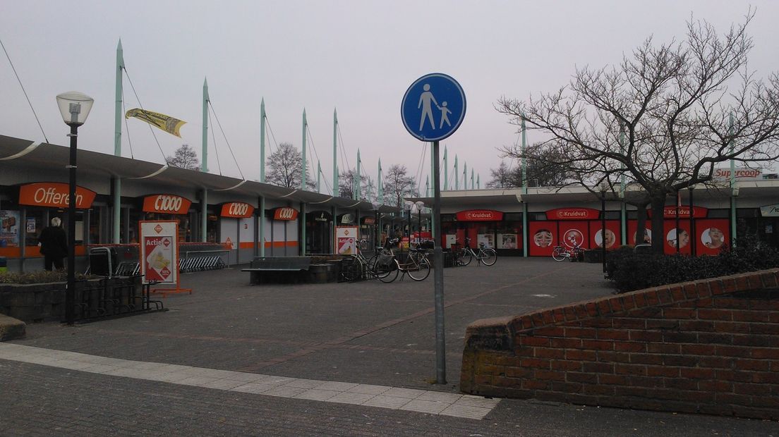 Het winkelcentrum