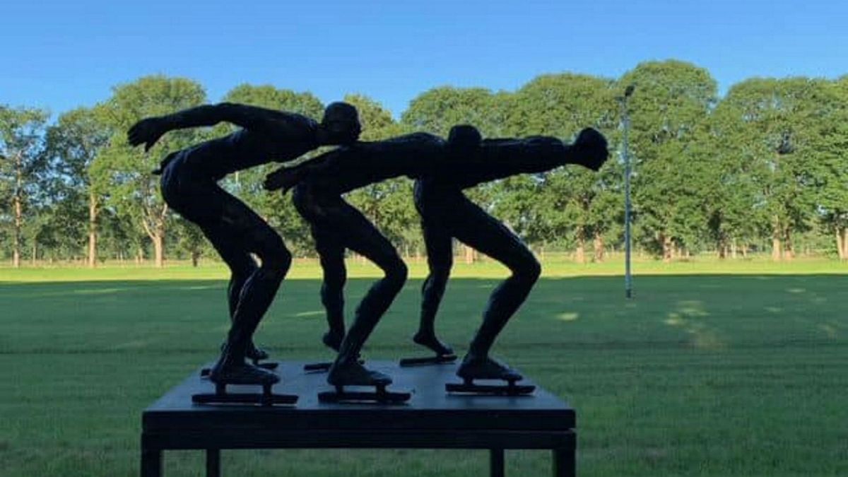 Drie beelden gestolen bij ijsbaan in Oldeberkoop: 