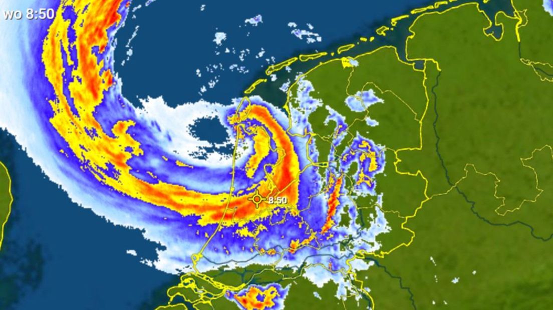 De wind gaat behoorlijk huishouden, zo is de verwachting.