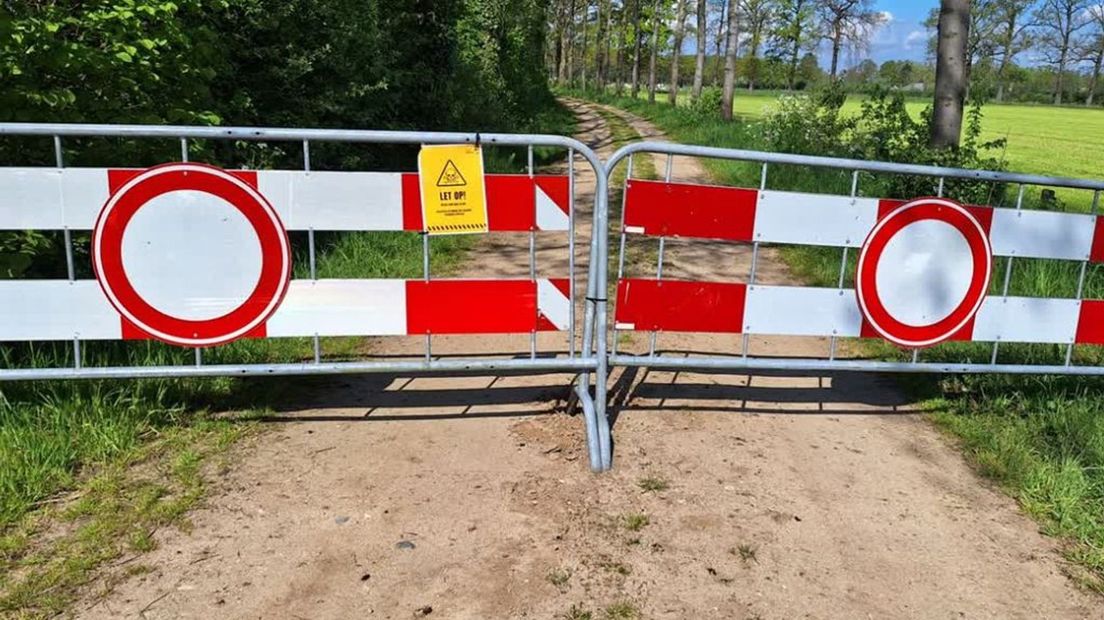 Afzetting voor controle in natuurgebied