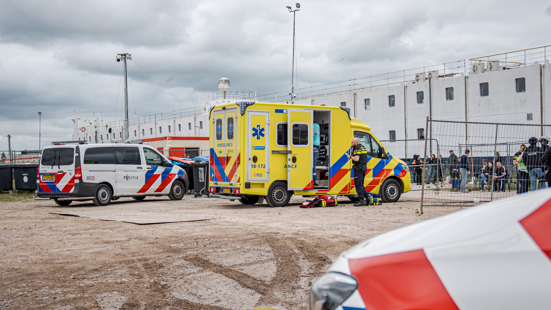 Een 32-jarige man raakte gewond bij de steekpartij.