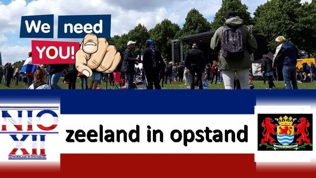 Logo Facebookpagina 'Zeeland in Opstand'.