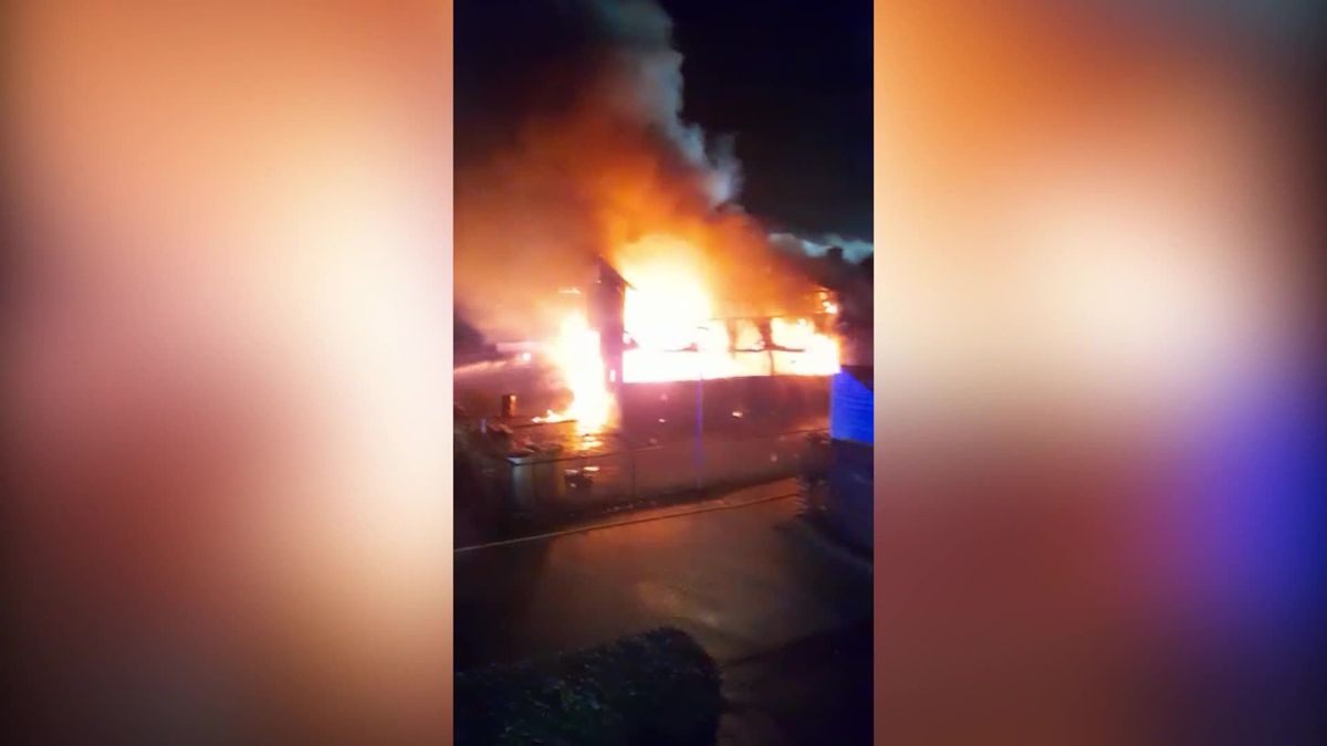 Grote schuurbrand in Laag Zuthem