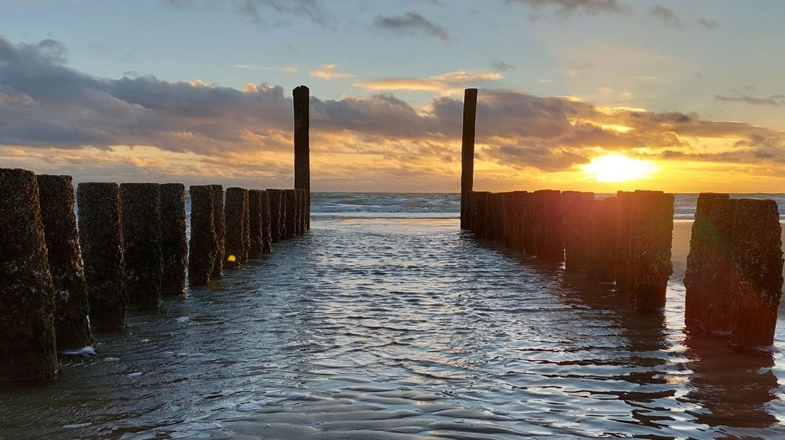 Zonsondergang bij Zoutelande