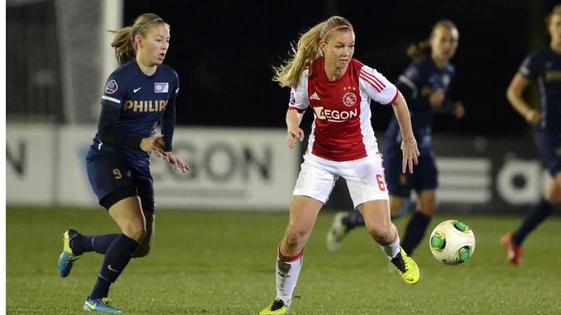 Hoogendijk sloot haar profcarrère af bij Ajax