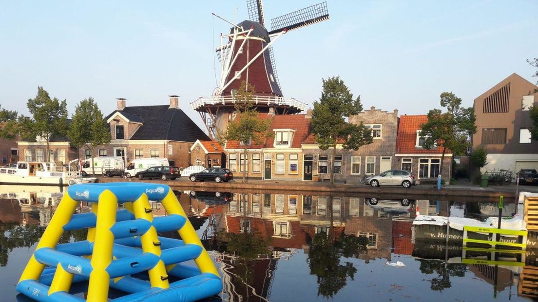 Zicht op de molen maakt Bleekerseiland geliefd (Rechten: RTV Drenthe/Erwin Kikkers)