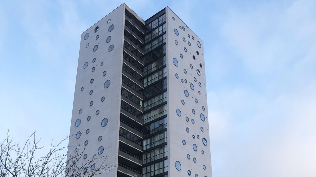 Woontoren Rokade in Stad