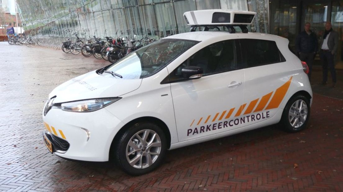 De scanauto in Alphen aan den Rijn