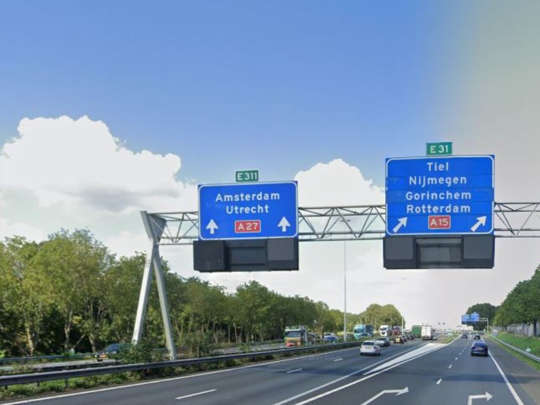 De A27 van Gorinchem naar Utrecht gaat maandagochtend voor vier weken dicht.