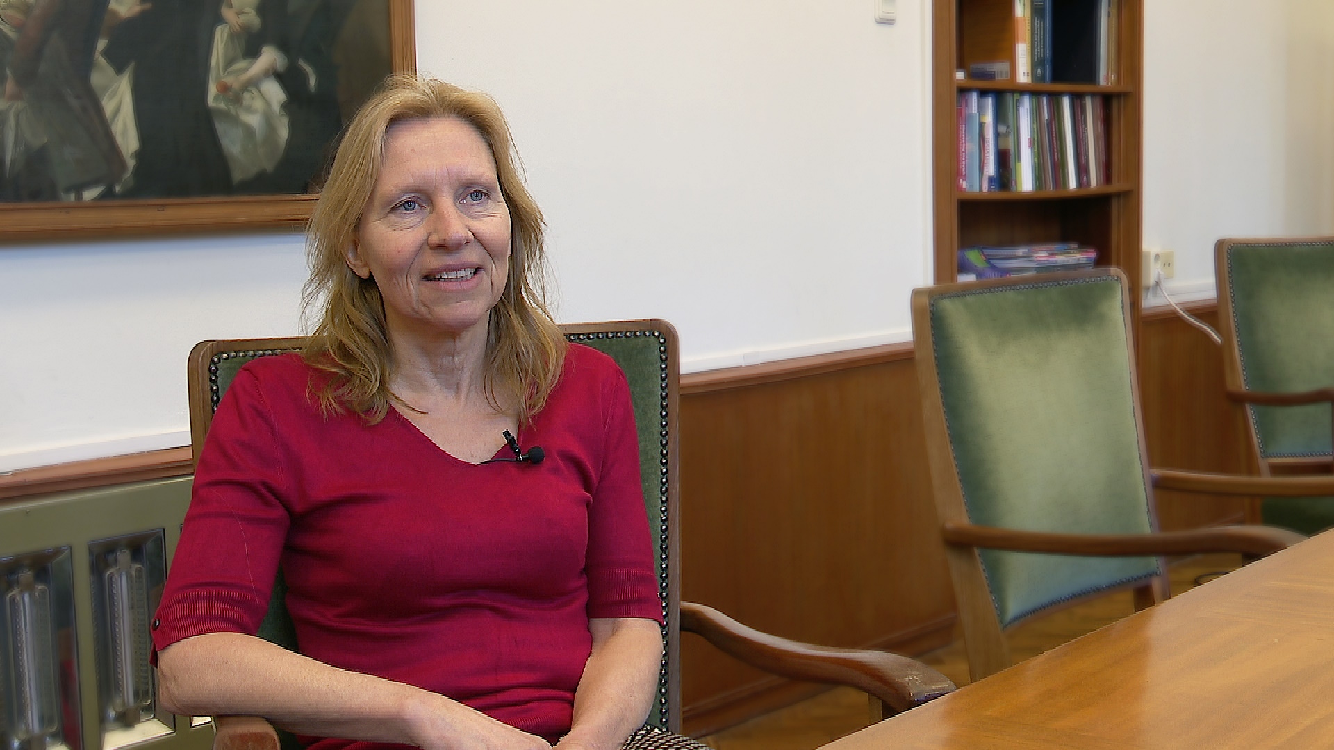 Gerda Andringa, de dean van UCR