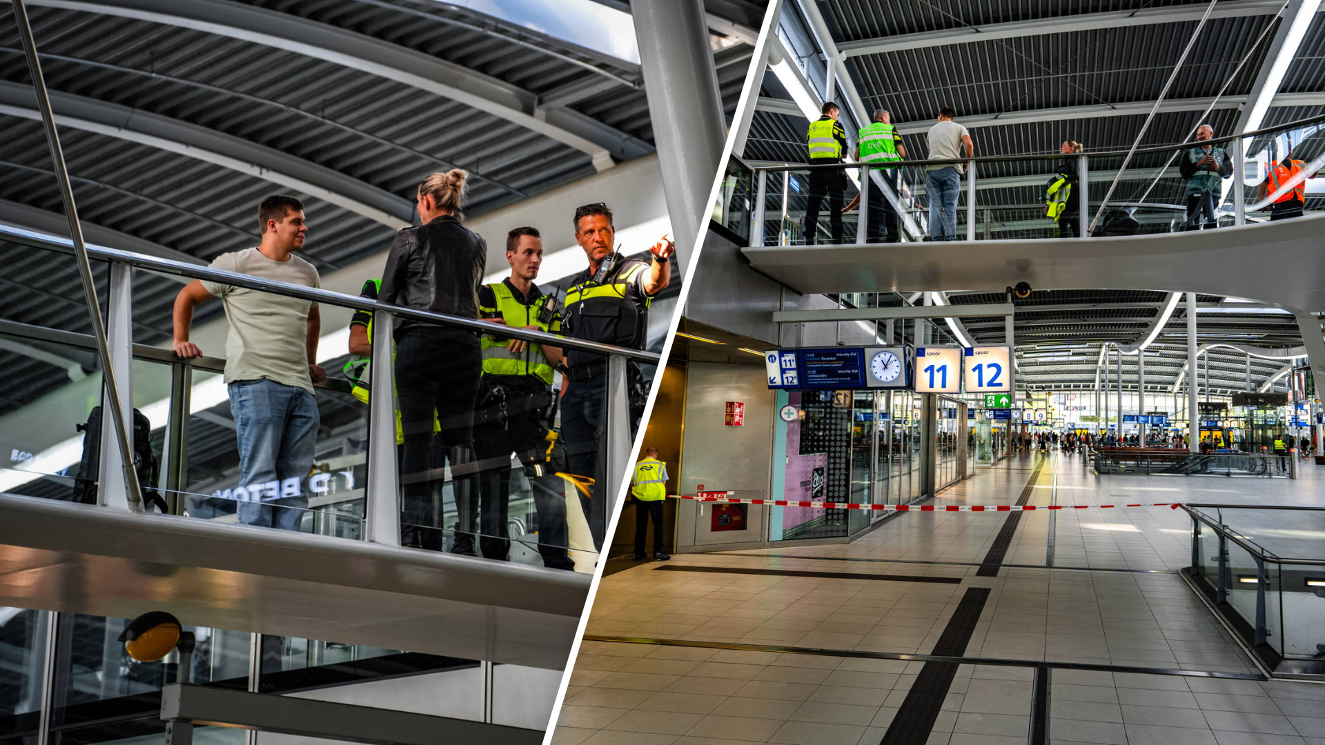 Stationshal Utrecht tijdelijk afgezet vanwege achtergelaten tassen