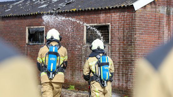 Asbest vrijgekomen bij schuurbrand in Dwingeloo Nieuws