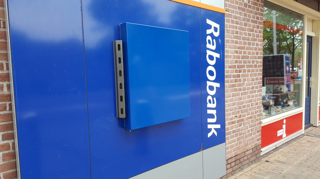 De gesloten geldautomaat in Aalden (Rechten: Steven Stegen / RTV Drenthe)