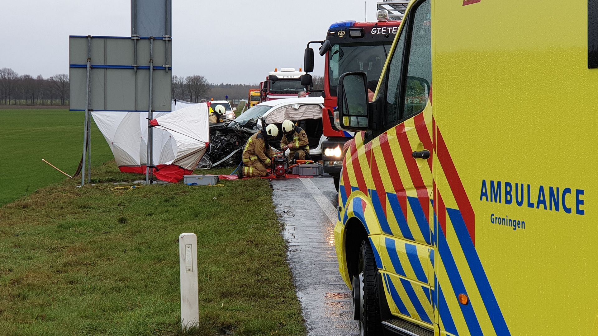 Eis: Cel En Rijontzegging Na Ongeluk Met Twee Doden Op N34 Bij Borger ...