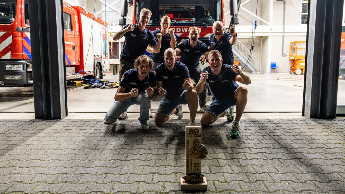 Brandweer Heerenveen de beste van Nederland: 