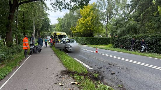 Botsing met drie auto's