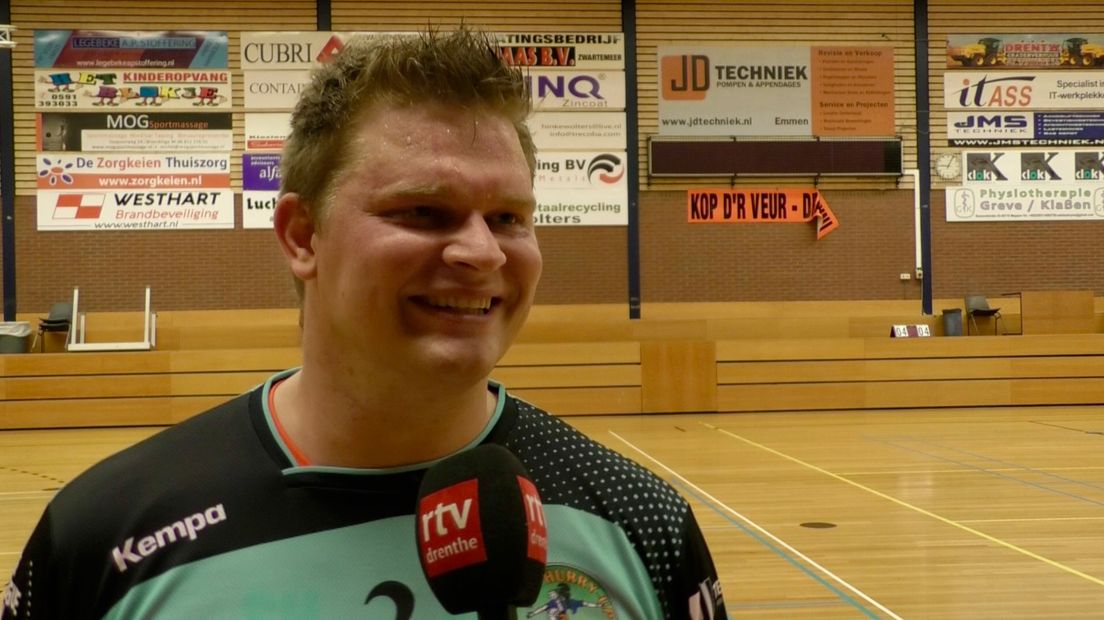 Hemmes is happy (Rechten: RTV Drenthe/Stijn Steenhuis)