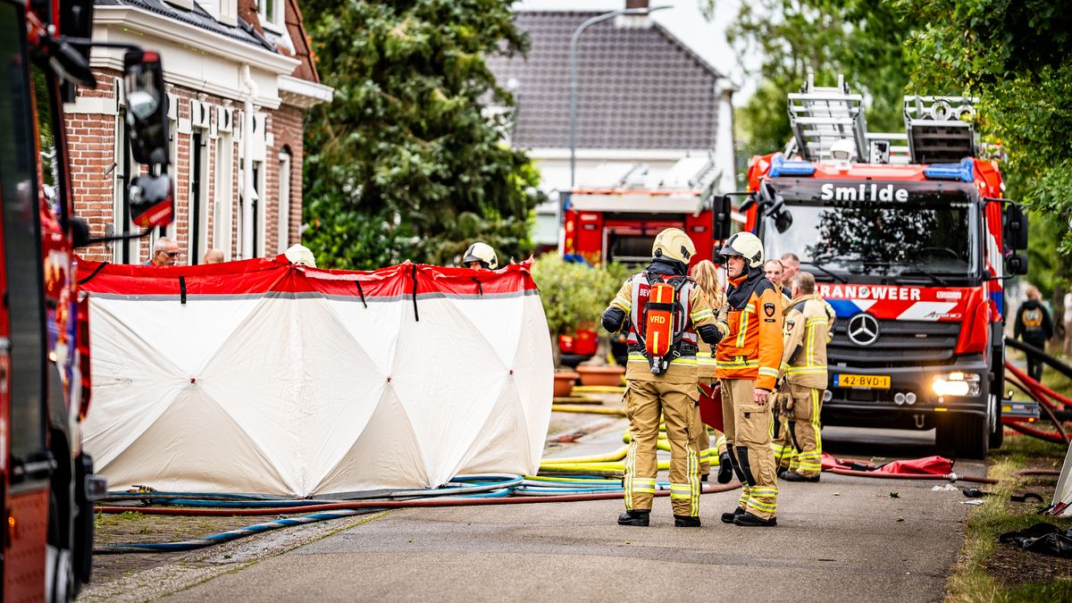 Gewonde bij brand in woning Bovensmilde, waar eerder drugslab werd aangetroffen