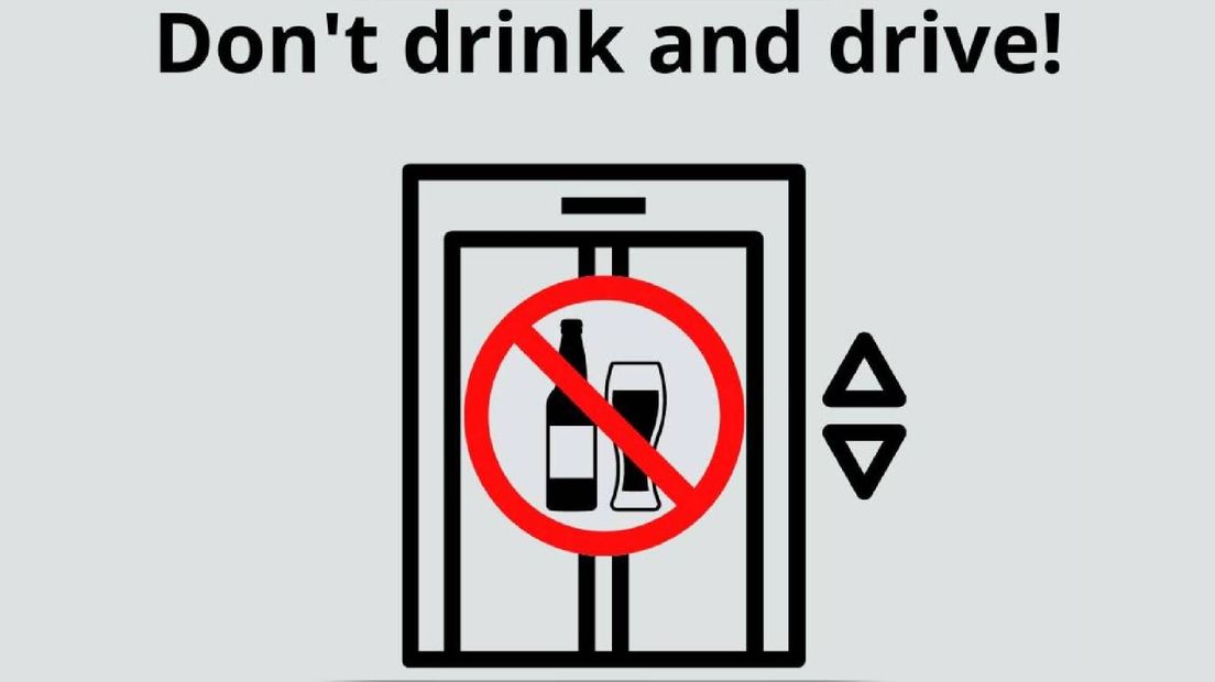 Alcoholverbod in de lift per 1 april?