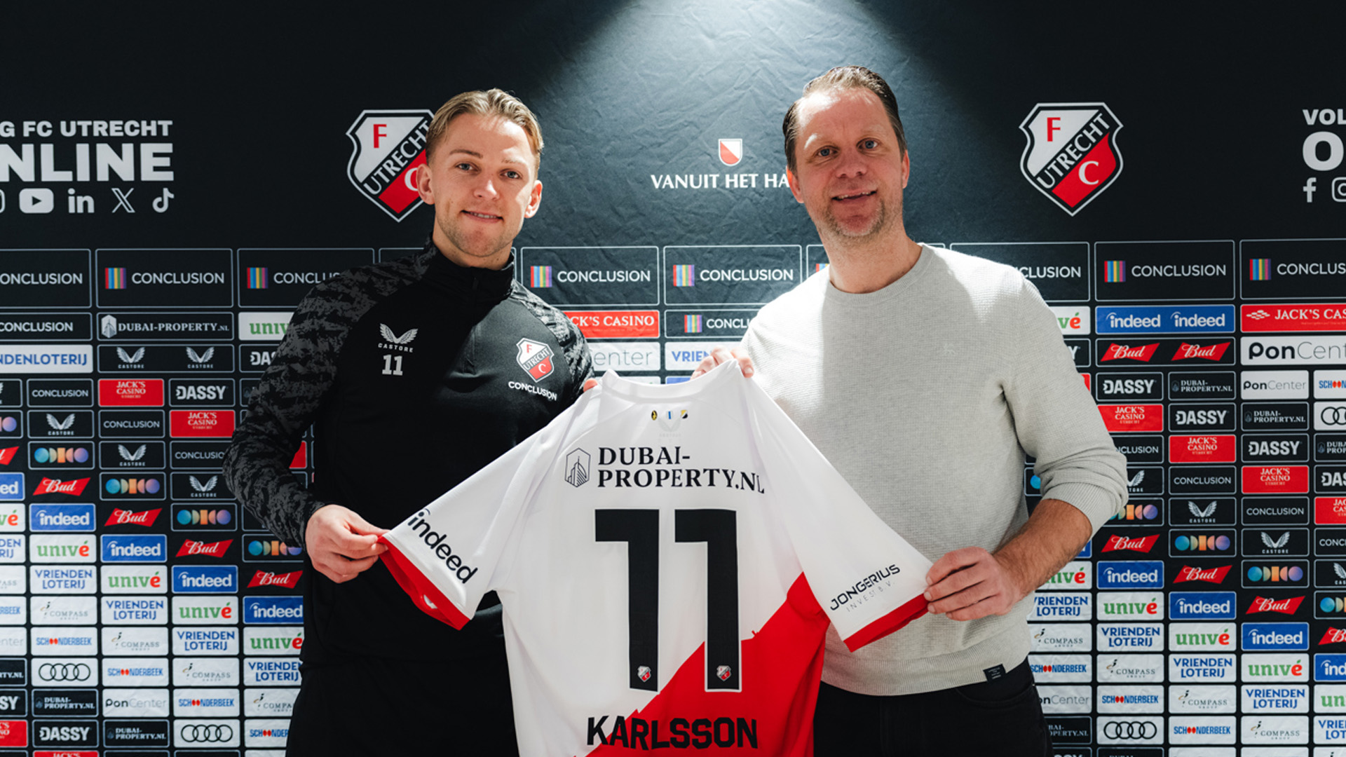 FC Utrecht-nieuweling Jesper Karlsson: 'Deze ploeg heeft veel kwaliteit'