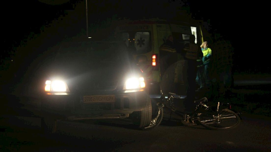 Fietser aangereden in Wierden