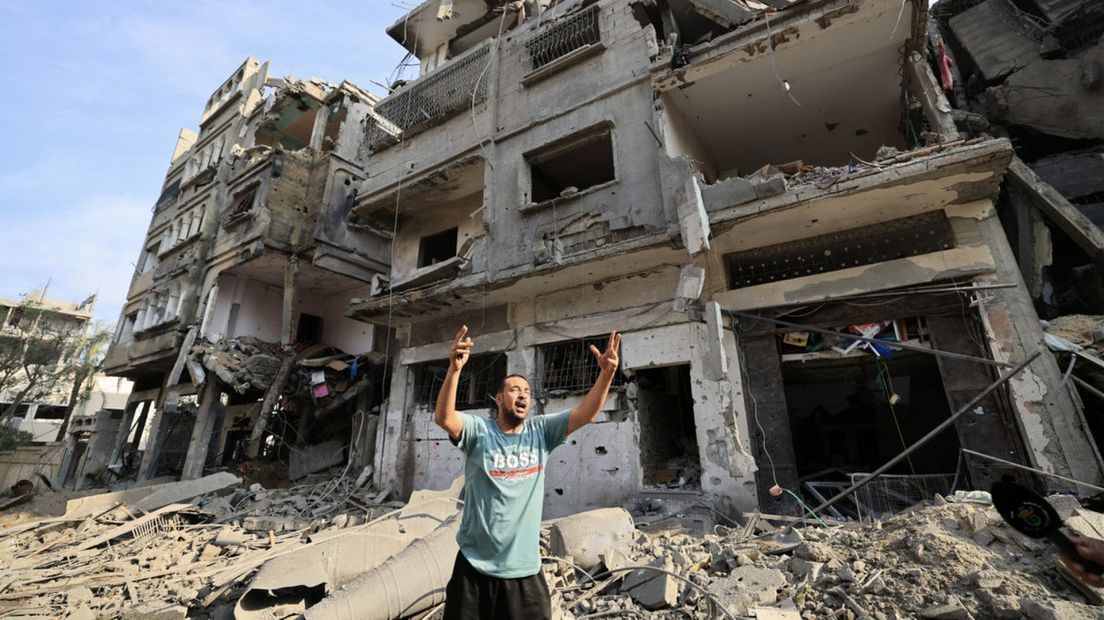 Een man in Gaza