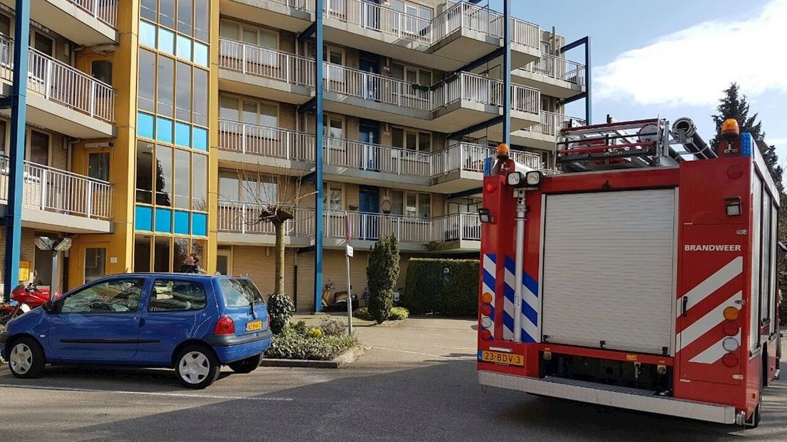 Brandweer assisteert bij wateroverlast