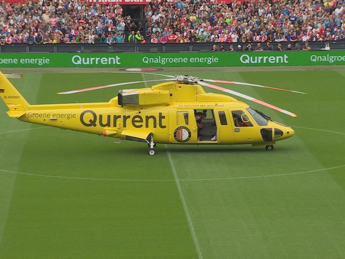 De helikopter in De Kuip