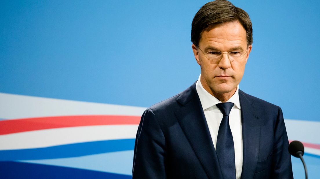 Mark Rutte geeft persconferentie na afloop van de ministerraad