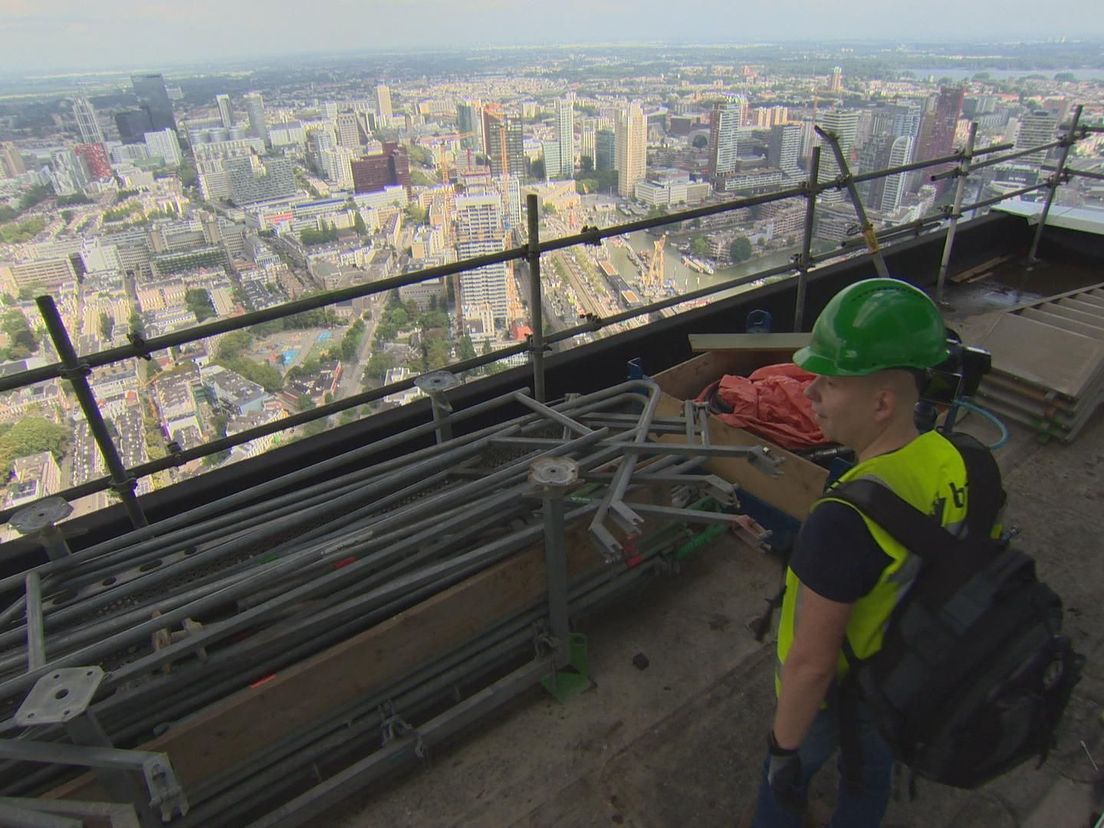 Het uitzicht vanuit de Zalmhaventoren