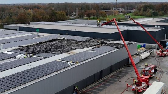 Grote brand in Barneveld geblust, snelweg ook weer open