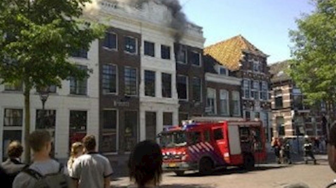 Brand op de Melkmarkt