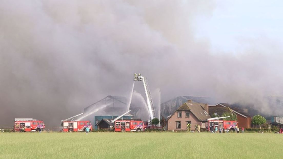 Bij de brand kwamen 20.000 varkens om.